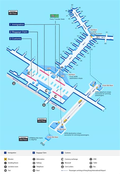 hong kong airport map
